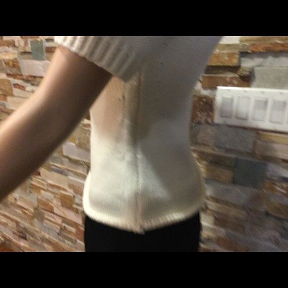 ALEXANDER WANG Knitted Flag Top In White - Picture 8 of 9